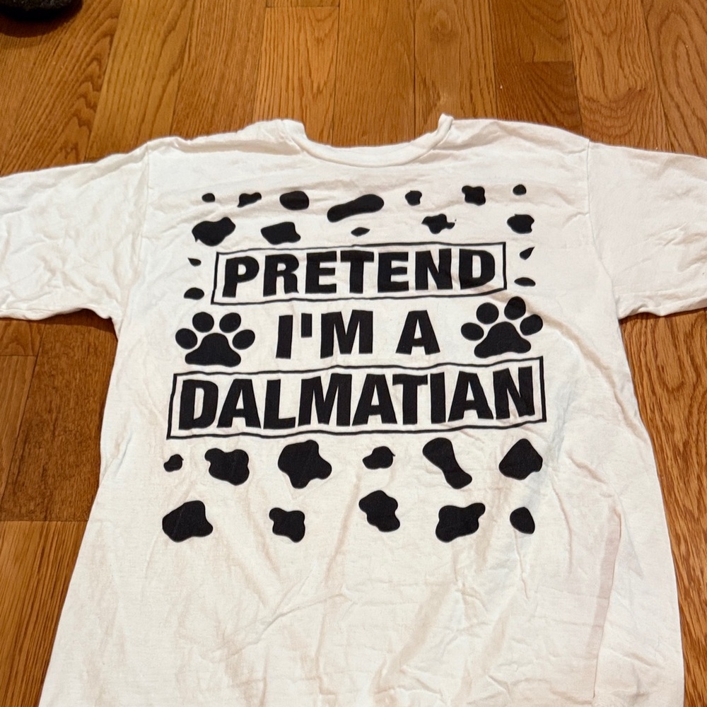 Men’s Dalmatian Print T-Shirt size M